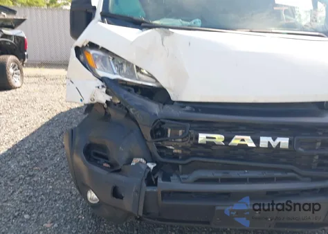 2023 Ram Promaster 2500 Low Roof 136 Wb из США, поврежденный, VIN 3C6LRVVG7PE559138